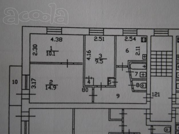 Продаётся 3-х комнатная квартира г. Тюмень, ул. Гастелло, д.67